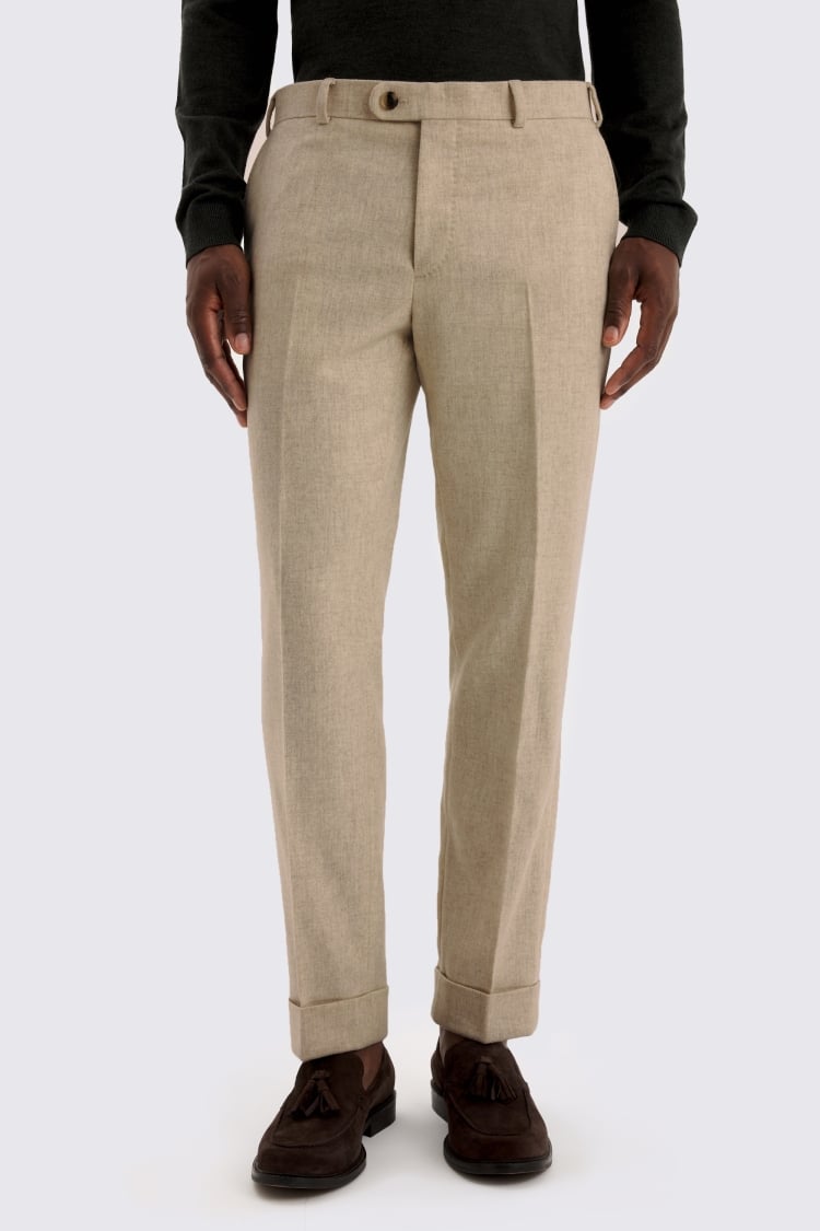 Neutral Flannel Trousers