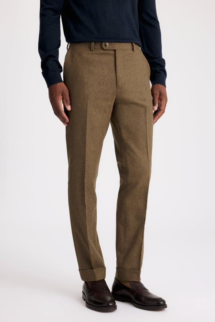 Gold Flannel Trousers