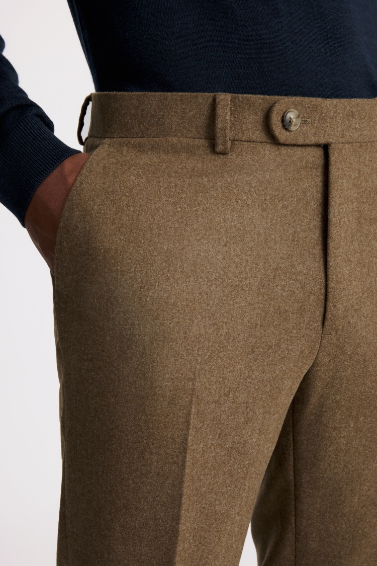 Gold Flannel Trousers