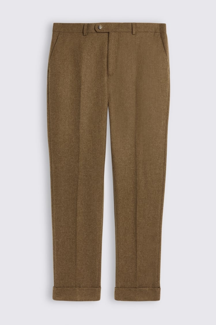 Gold Flannel Trousers