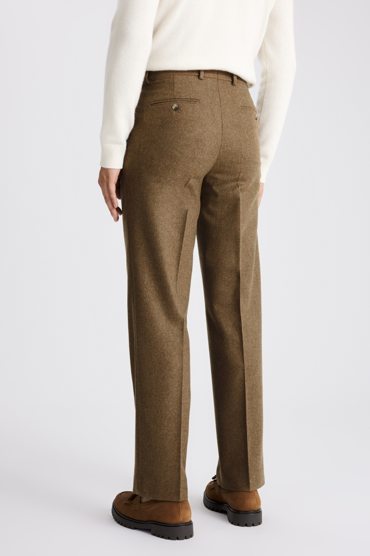 【THE MOZZ】Herringbone Wide Slacks Herringbone Wide Pants