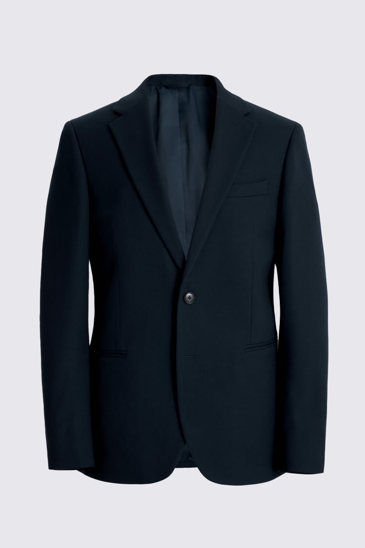 Slim Fit Dark Teal Flannel Suit