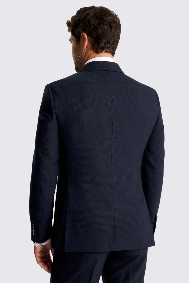 Slim Fit Navy Puppytooth Suit