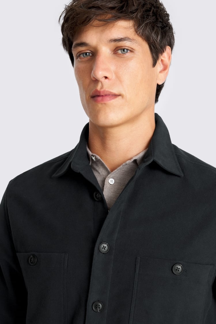 Dark Teal Moleskin Overshirt