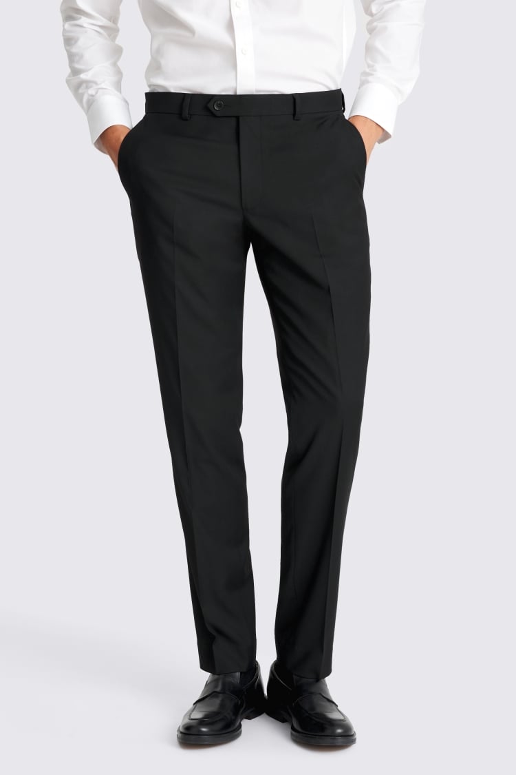 French Connection Slim Fit Black Suit