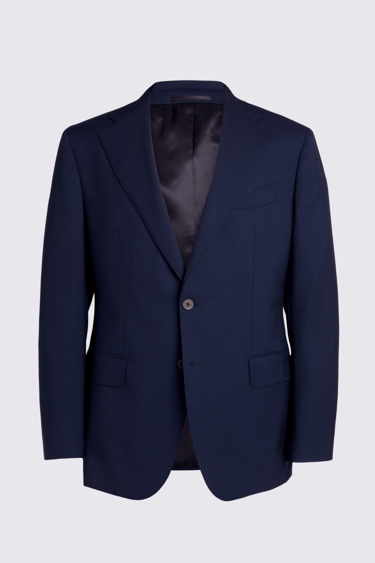 Italian Tailored Fit Bright Blue Jacket