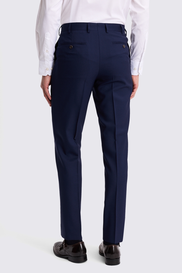 Italian Tailored Fit Bright Blue Trousers