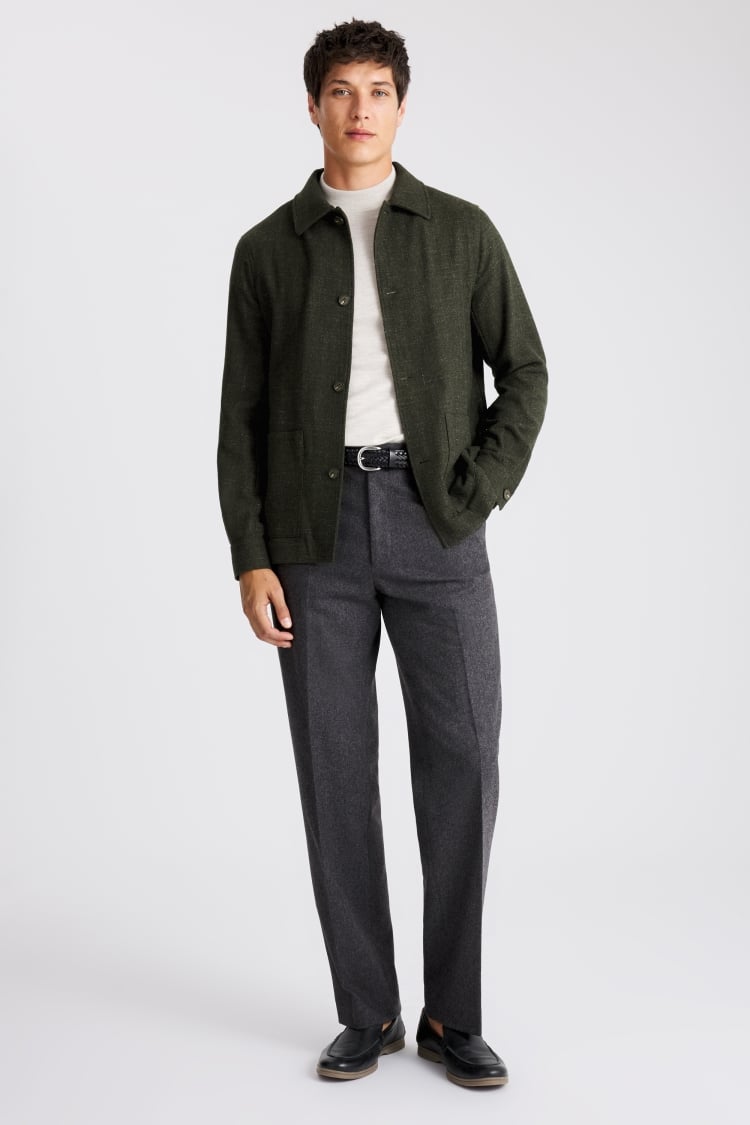 Dark Green Shacket