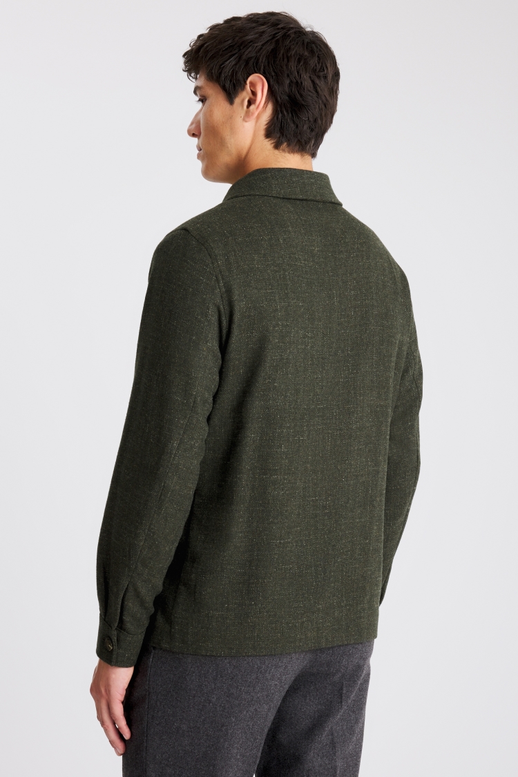 Dark Green Shacket 