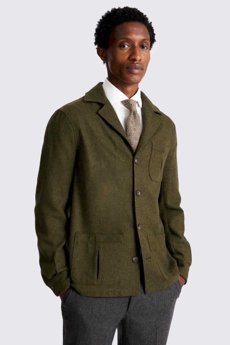 Dark Green Shacket