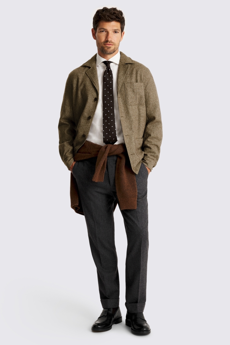 Taupe Safari Shacket