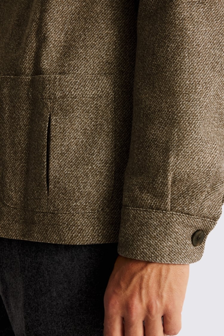 Taupe Safari Shacket