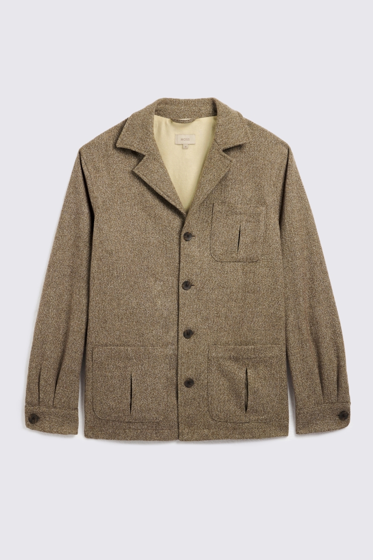 Taupe Safari Shacket