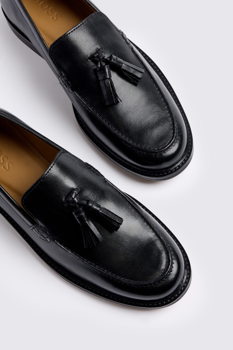 Finchley Black Leather Loafers