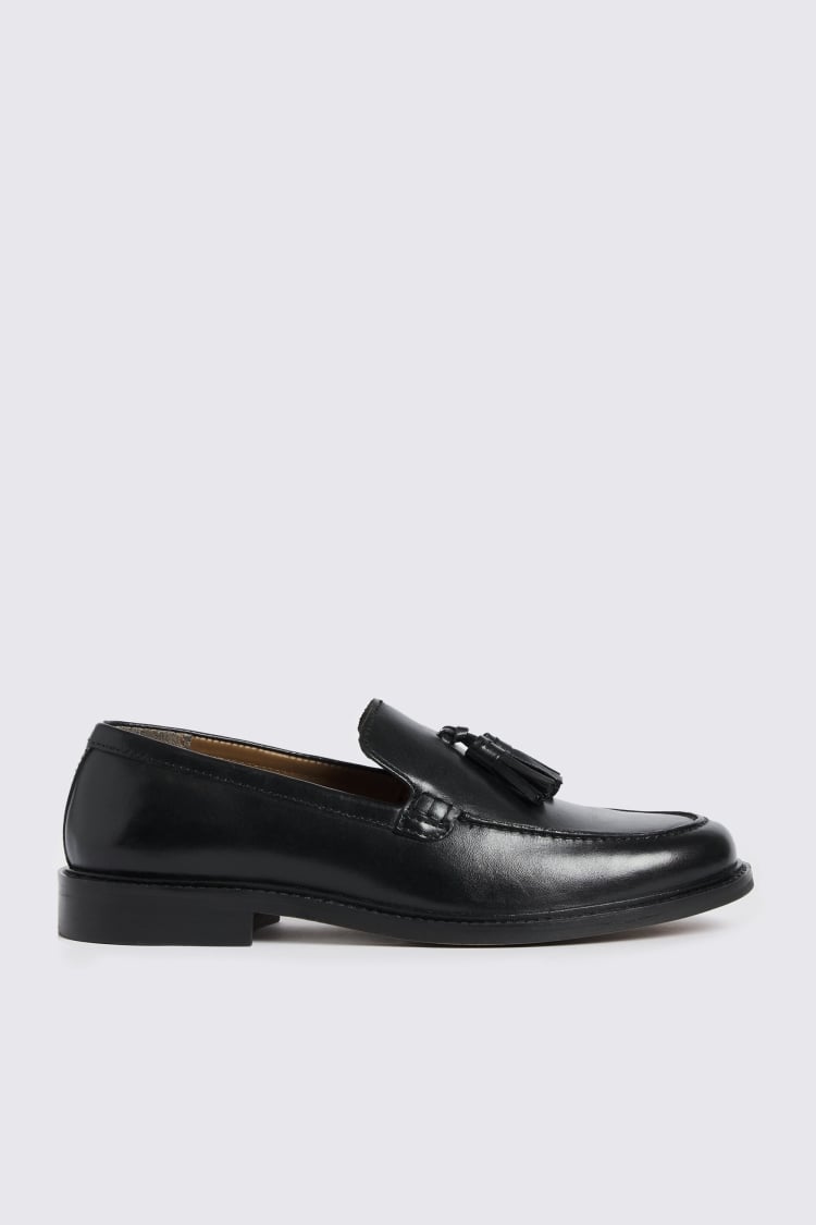 Finchley Black Leather Loafers