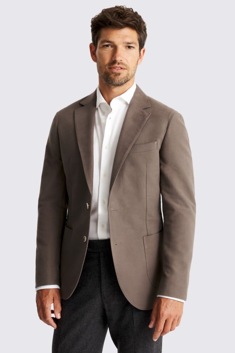 Taupe Moleskin Jacket