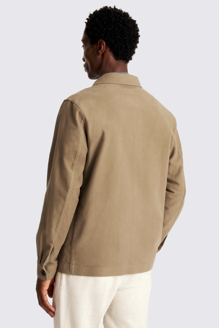 Gold Moleskin Shacket 