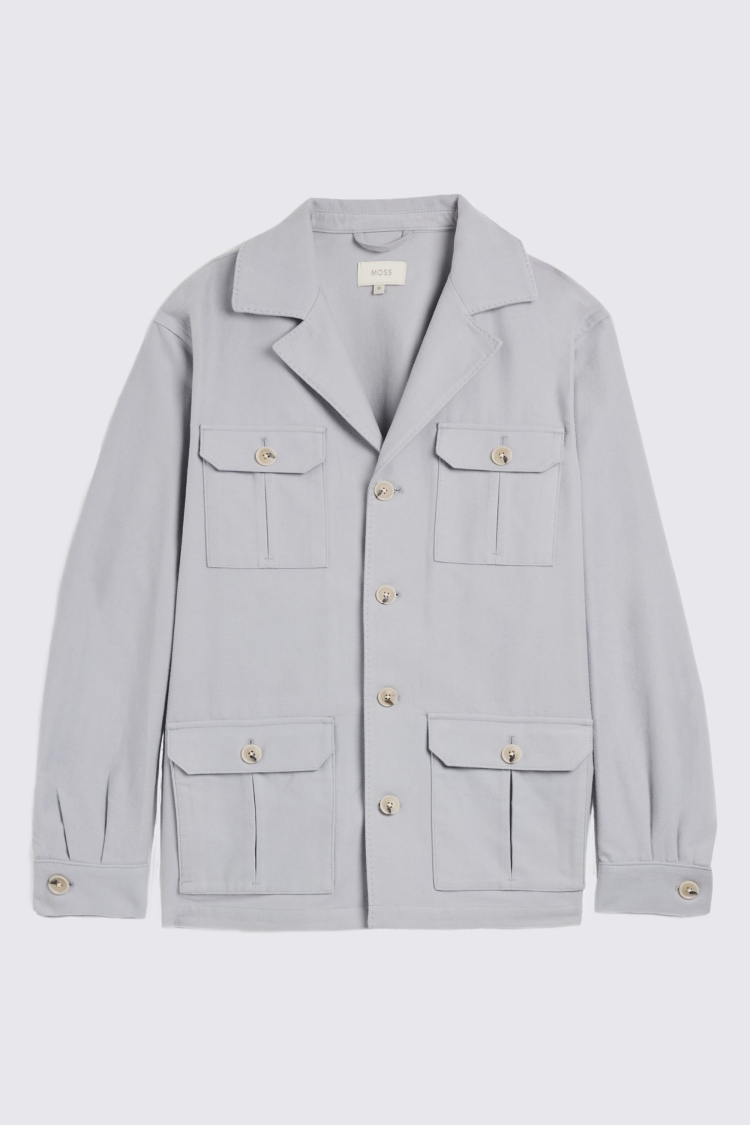 Lilac Moleskin Shacket