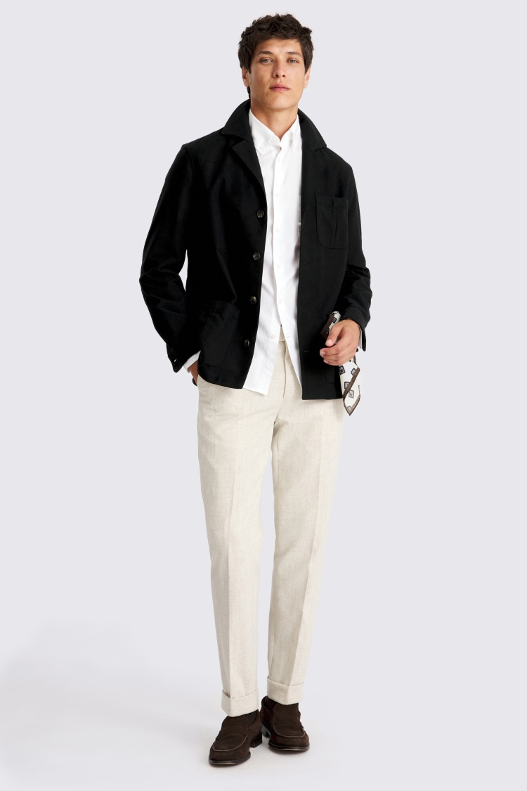 Black Moleskin Shacket