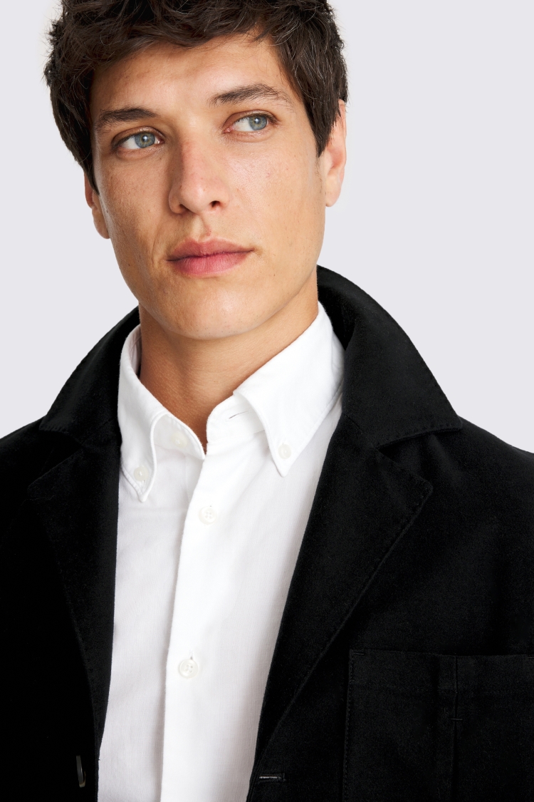 Black Moleskin Shacket