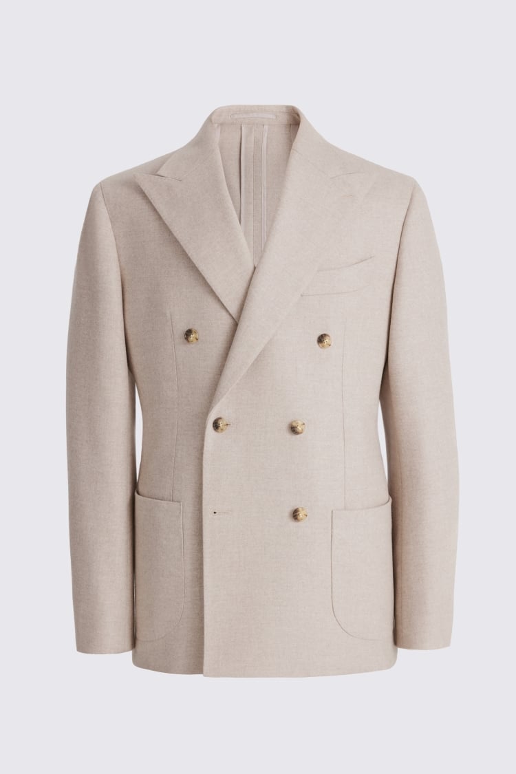 Italian Tailored Fit Oatmeal Jacket