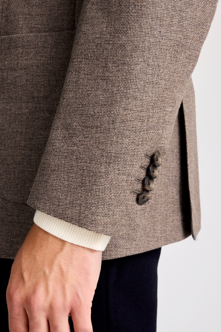 Italian Tailored Fit Light Brown Jacket 