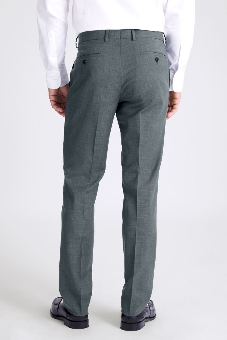 DKNY Slim Fit Teal Trousers 