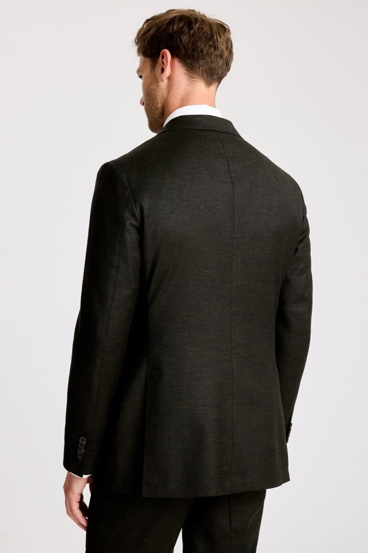 Italian Tailored Fit Dark Green Suit