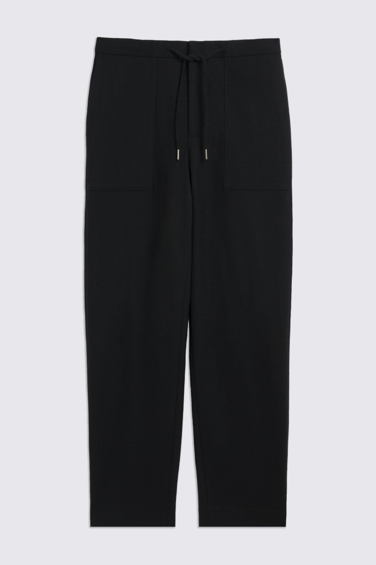 Black Knit Trousers