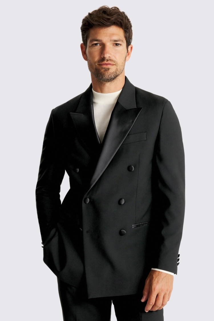 Relaxed Fit Black Dress Suit