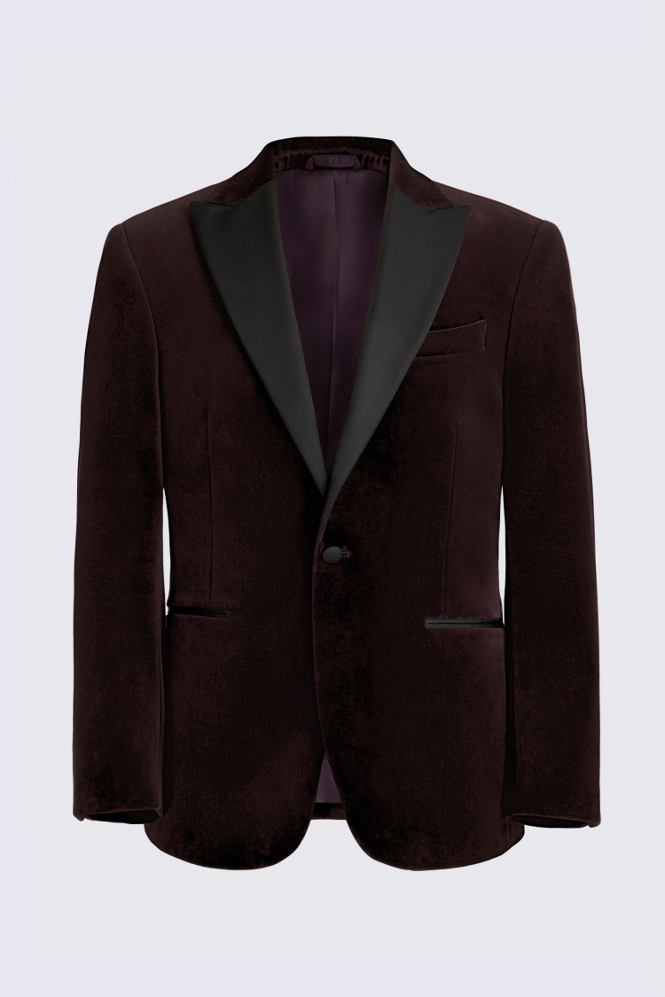 Tailored Fit Grape Jacket