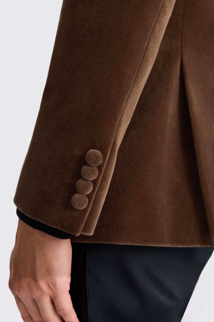 Tailored Fit Burnt Orange Jacket