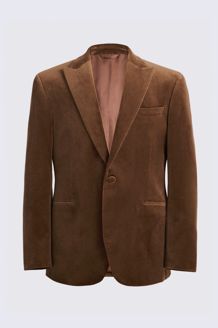 Tailored Fit Burnt Orange Jacket