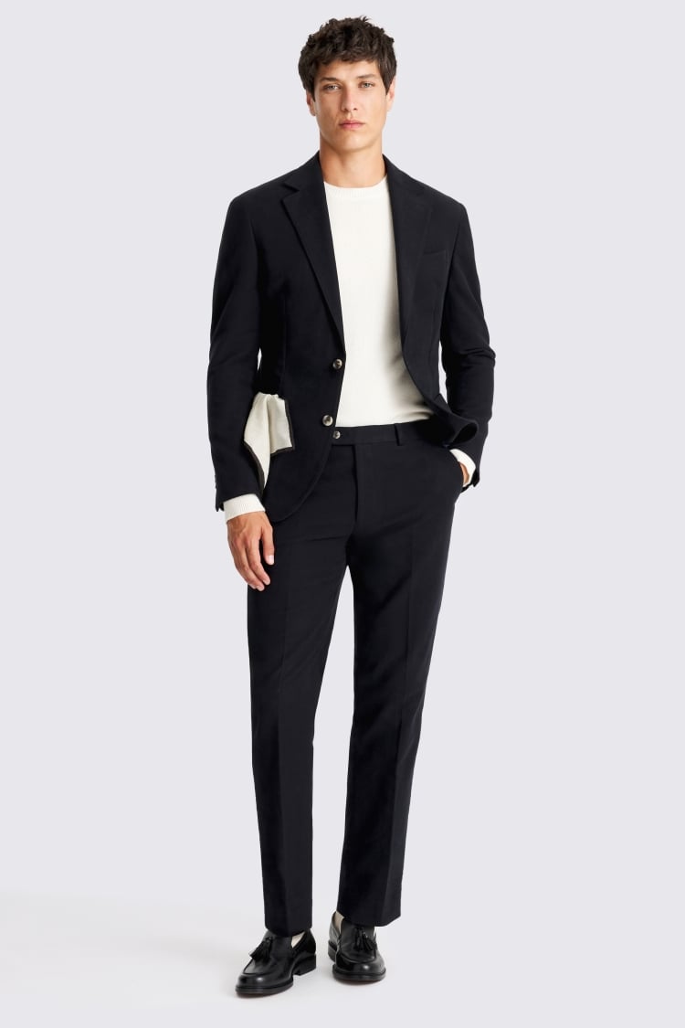 Navy Moleskin Jacket