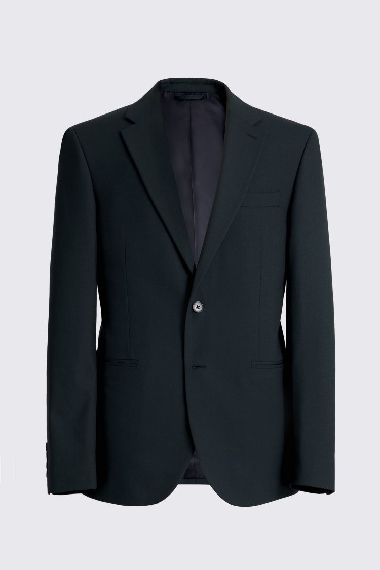 Slim Fit Teal Jacket 