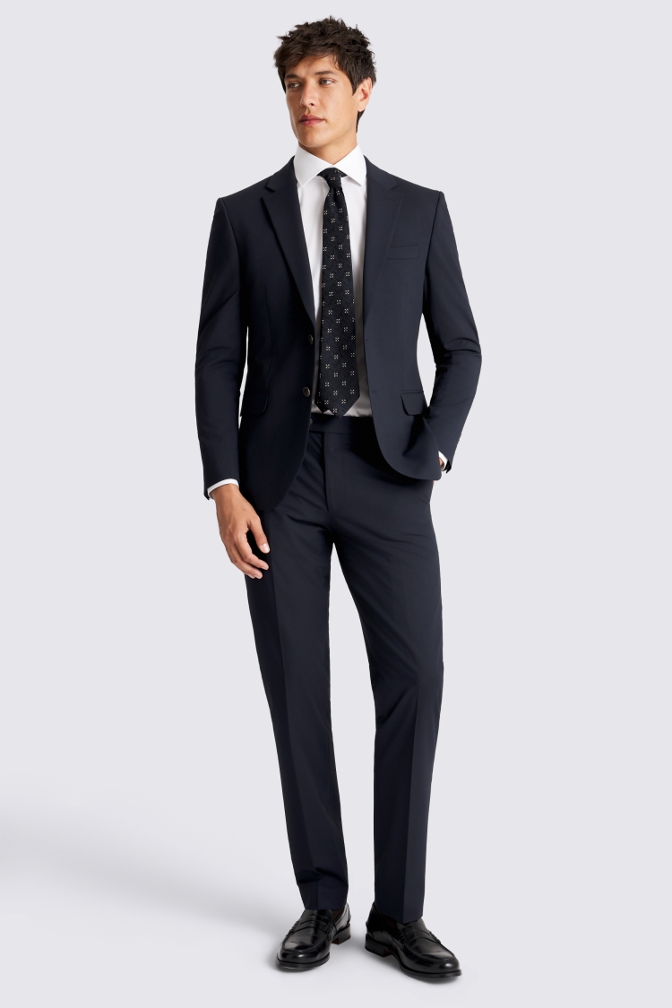 Custom Made  navy suit