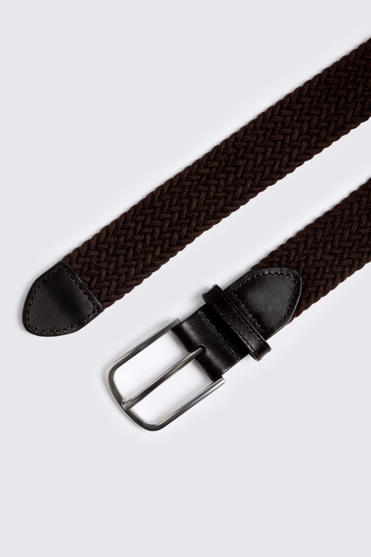 Brown Woven Belt