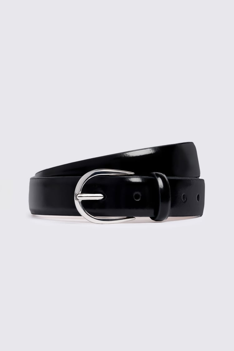 Black Highshine Belt