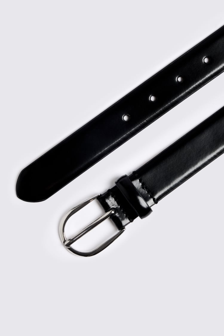 Black Highshine Belt