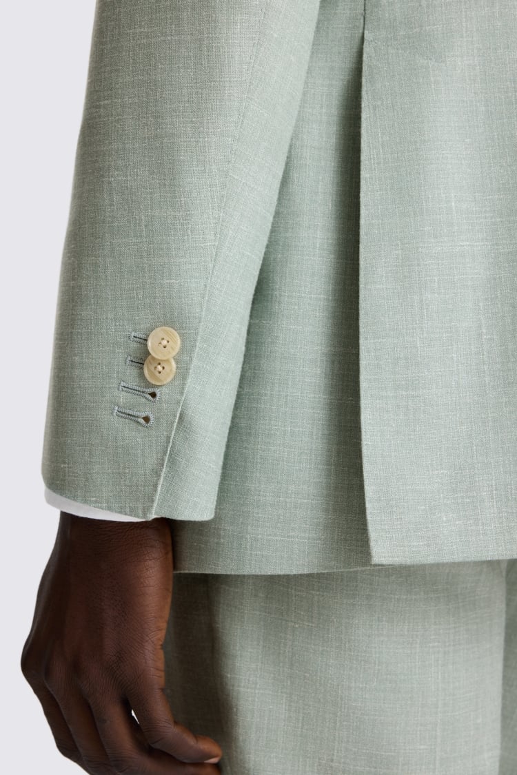 Italian Tailored Fit Aqua Suit