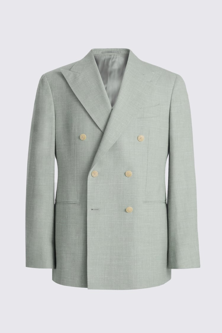 Italian Tailored Fit Aqua Suit
