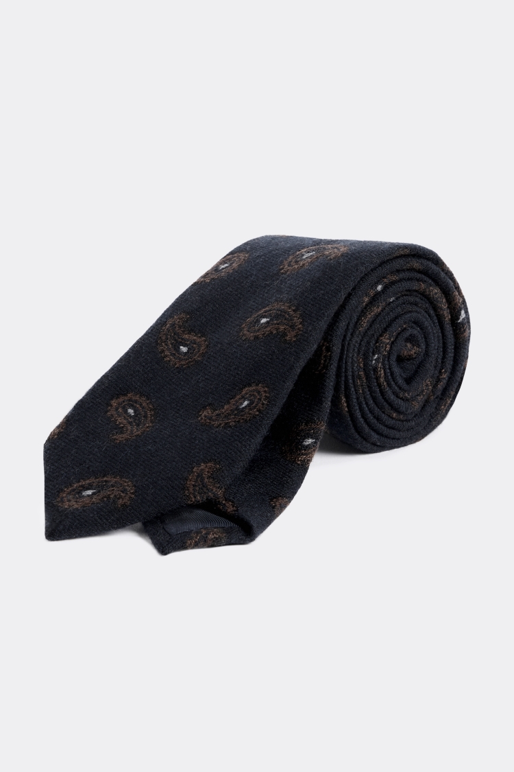 Italian Navy Multi Paisley Tie
