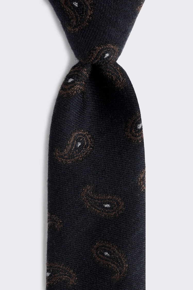 Italian Navy Multi Paisley Tie