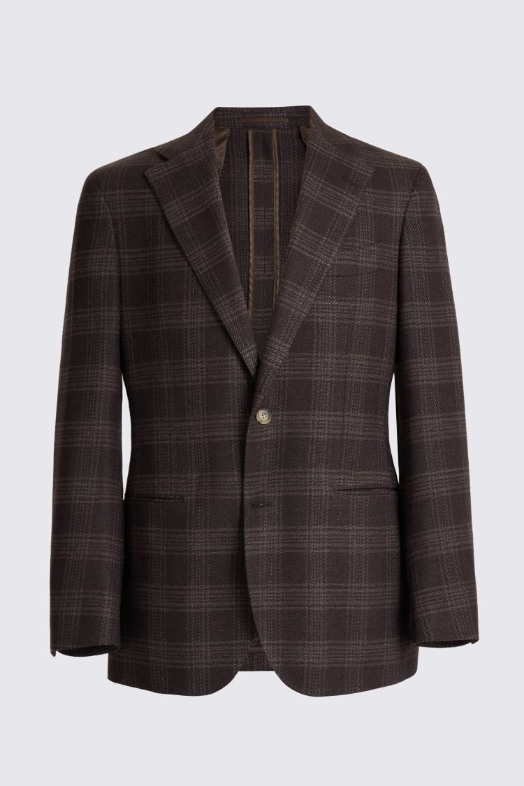 Italian Brown Check Jacket