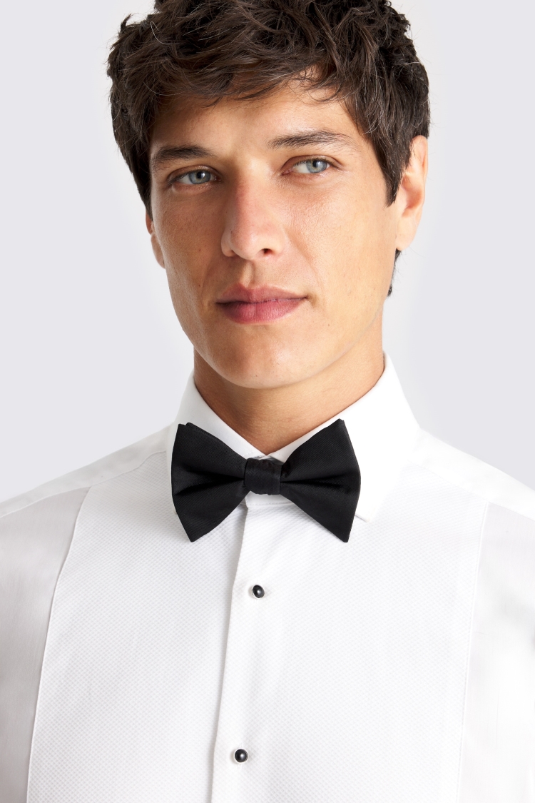 Black Silk Bow Tie