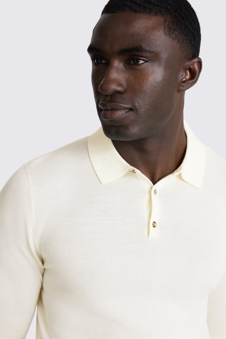 Off-White Merino Polo Shirt