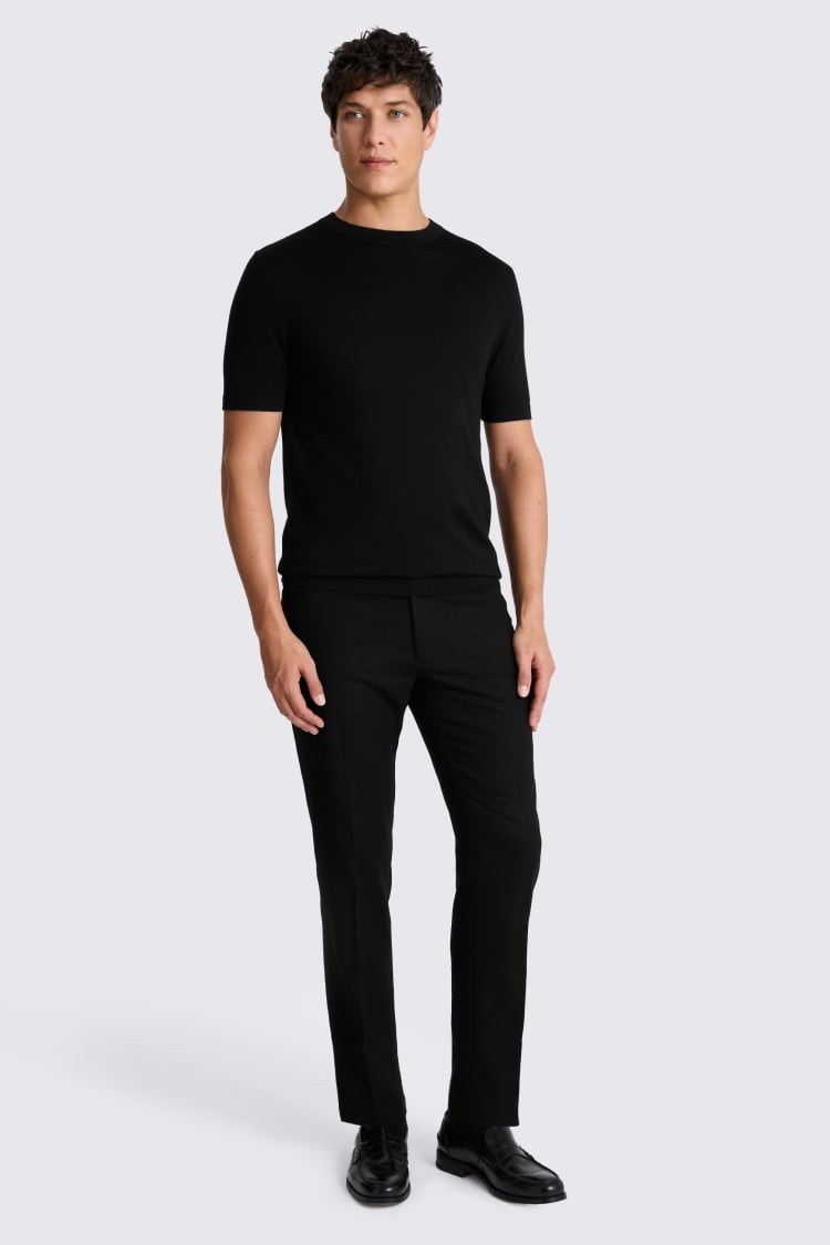 Black Merino T-Shirt