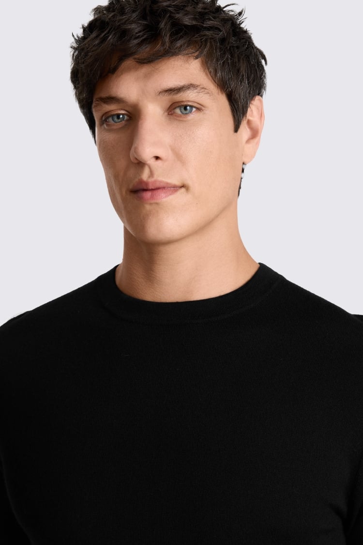 Black Merino T-Shirt