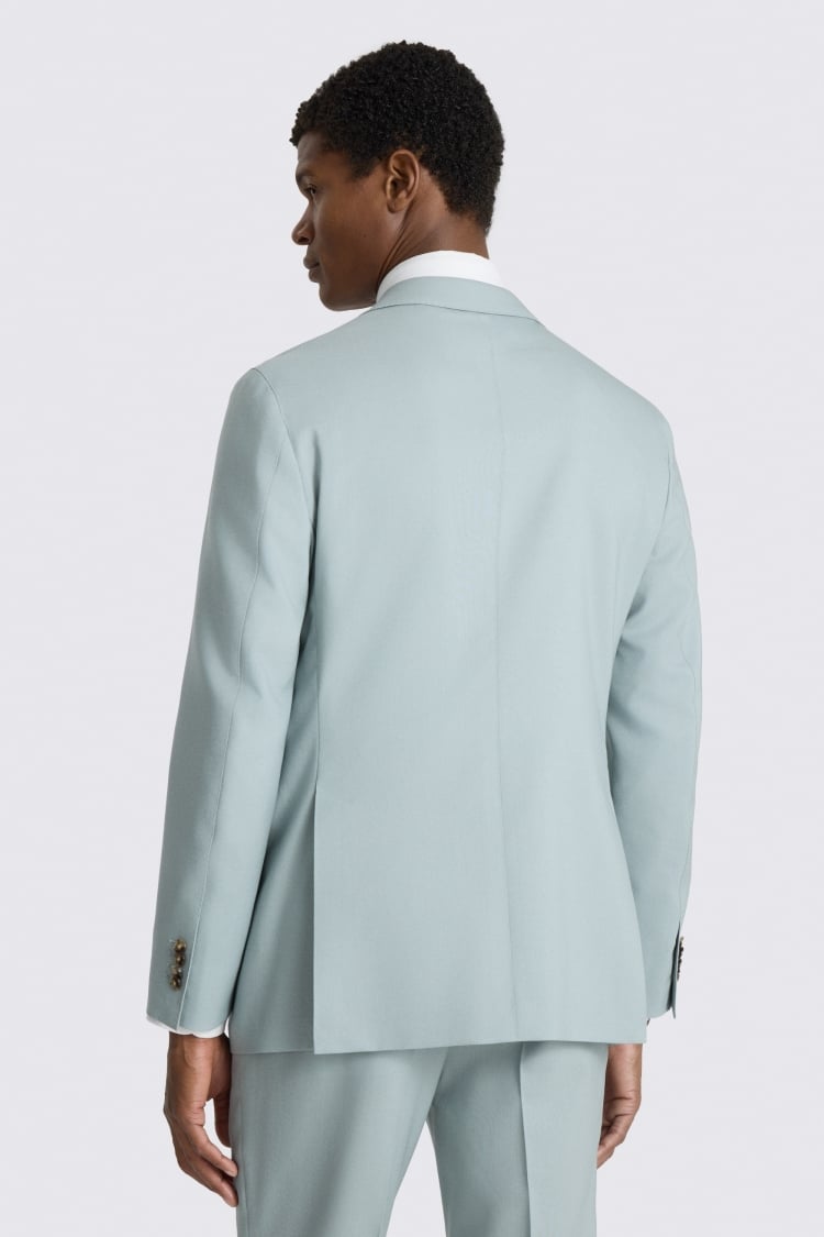 Italian Tailored Fit Aqua Tropical Suit