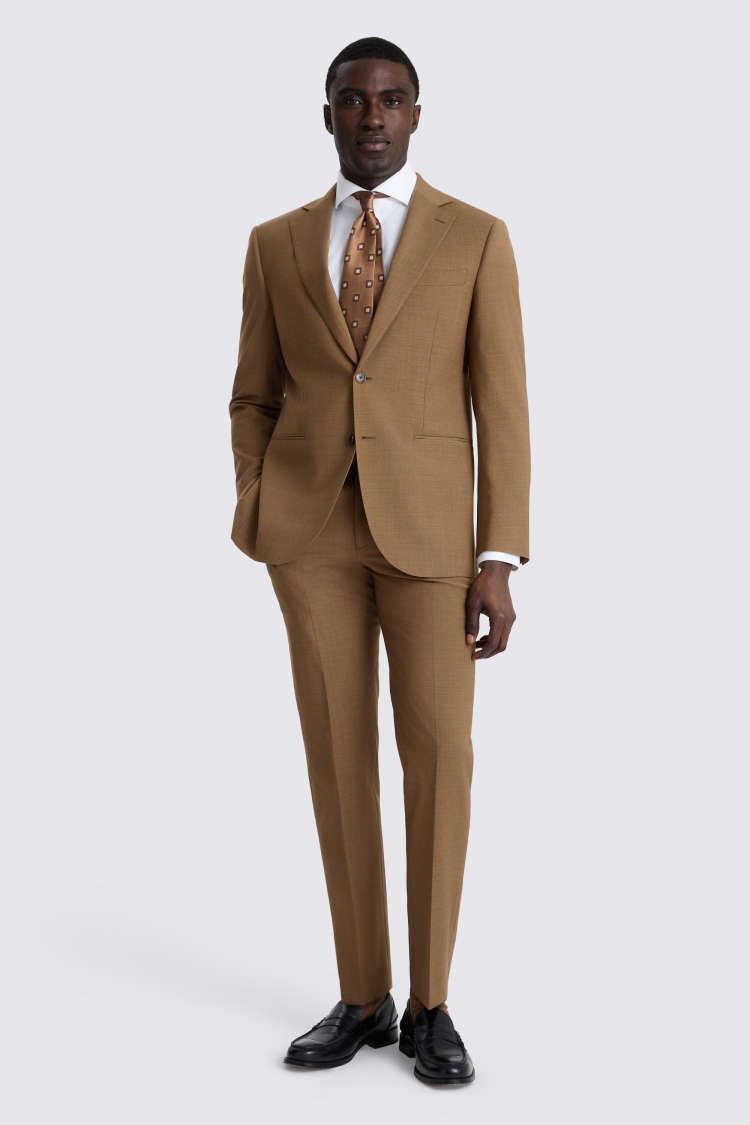Tailored Fit Chestnut Performance Jacket